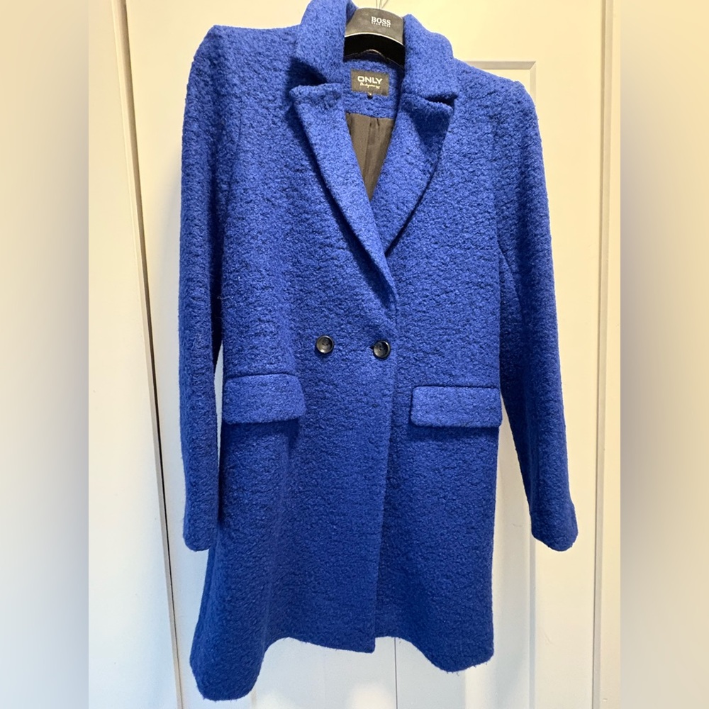Preloved like new condition ONLY royal blue coat